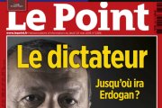 Des militants pro-Erdogan font retirer une affiche de l’hebdomadaire « Le Point »
