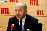 Fabius : "Il faut tout tenter pour arrêter les massacres" en Syrie