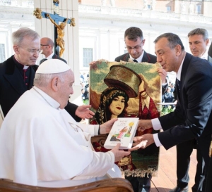 Mem û Zîn offert au Pape François
