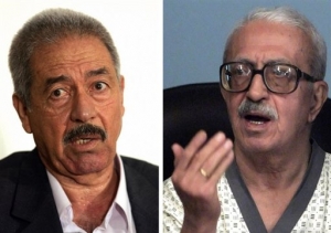 Tarek Aziz (D) et Ali Hassan al-Majid